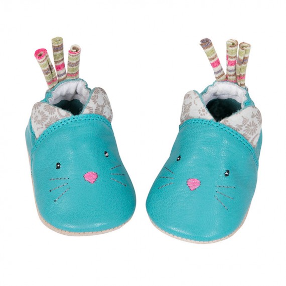 Pachats Scarpine in Cuoio 0-6 M Moulin Roty