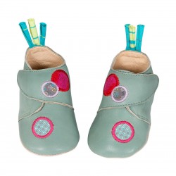 Jolis Scarpine Chien in Cuoio 0-6 M
