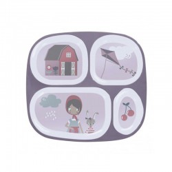 Piatto 4 scomparti Farm Girl