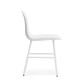 Sedia Form Chair Steel bianco Normann Copenhagen