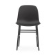 Sedia Form Chair Steel Nera Normann Copenhagen