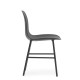 Sedia Form Chair Steel Nera Normann Copenhagen