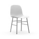 Sedia Form Chair Chrome Bianca Normann Copenhagen