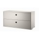 Cassettiera Beige String Furniture