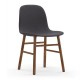 Sedia Rivestita Form Chair Gambe in Noce Normann Copenhagen