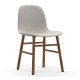 Sedia Rivestita Form Chair Gambe in Noce Normann Copenhagen