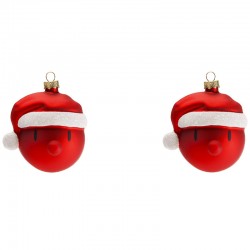 Palline di Natale Rosse - Set 2 PZ