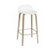 Sgabello Visu Barstool Nero H 75 cm Muuto