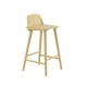 Sgabello Nerd Barstool Rovere H 65 cm Muuto