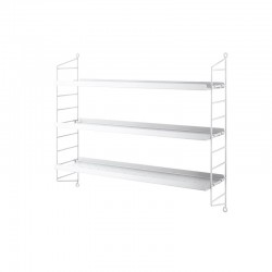 String Pocket - Metal Bianco