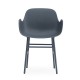 Sedia con Braccioli Form Armchair Blu - Metallo Normann Copenhagen