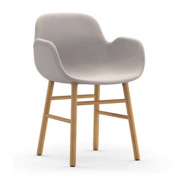 Sedia con Braccioli Form Armchair Rivestita Normann Copenhagen
