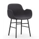Sedia con Braccioli Form Armchair Rivestita Normann Copenhagen