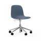 Sedia Girevole Form Chair Swivel Alluminio Normann Copenhagen