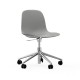 Sedia Girevole Form Chair Swivel Alluminio Normann Copenhagen
