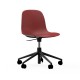 Sedia Girevole Form Chair Swivel Alluminio Nero Normann Copenhagen