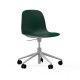 Sedia Girevole Form Chair Swivel Alluminio Bianco Normann Copenhagen