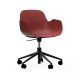 Sedia Girevole Form Armchair Swivel Alluminio Nero Normann Copenhagen