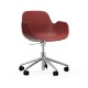 Sedia Girevole Form Armchair Swivel Alluminio Normann Copenhagen