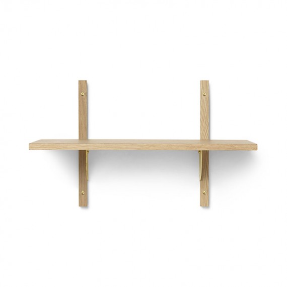 Sector Shelf Brass Brackets ferm LIVING