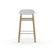 Sgabello Bianco Form Barstool Rovere 65 cm Normann Copenhagen