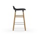 Sgabello Nero Form Barstool Rovere 65 cm Normann Copenhagen