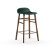 Sgabello Verde Form Barstool Noce 65 cm Normann Copenhagen