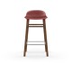 Sgabello Rosso Form Barstool Noce 65 cm Normann Copenhagen