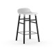 Sgabello Form Barstool Struttura Gambe Nero 65 cm Normann Copenhagen