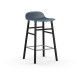 Sgabello Form Barstool Struttura Gambe Nero 65 cm Normann Copenhagen