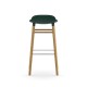 Sgabello Verde Form Barstool Rovere H 75 cm Normann Copenhagen