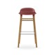 Sgabello Rosso Form Barstool Rovere H 75 cm Normann Copenhagen