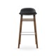 Sgabello Nero Form Barstool Noce H 75 cm Normann Copenhagen