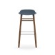 Sgabello Blu Form Barstool Noce H 75 cm Normann Copenhagen