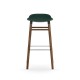 Sgabello Verde Form Barstool Noce H 75 cm Normann Copenhagen