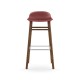 Sgabello Rosso Form Barstool Noce H 75 cm Normann Copenhagen
