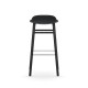 Sgabello Form Barstool H 75 cm Struttura Gambe Nera Normann Copenhagen