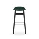 Sgabello Form Barstool H 75 cm Struttura Gambe Nera Normann Copenhagen