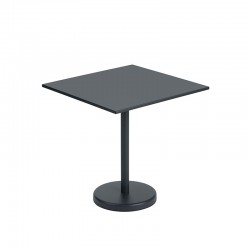 Linear Steel Café Table 70x70 cm