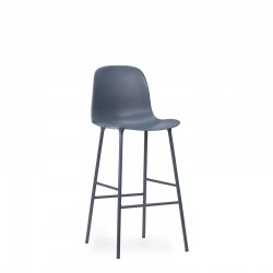Form Bar Chair H 65 - Metallo