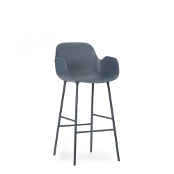 Form Bar Armchair H 65 - Metallo