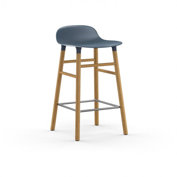 Sgabello Bianco Form Barstool Rovere 65 cm Normann Copenhagen