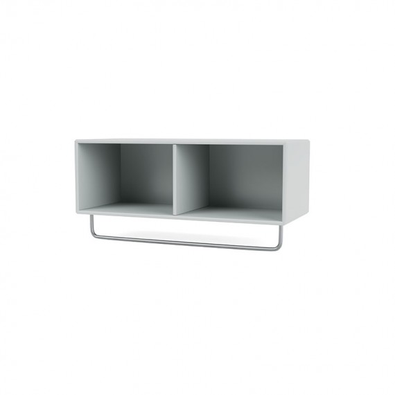 Coat shelf with rack Montana