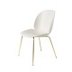 Beetle Dining Chair - Conic Brass Semi Matt Gubi