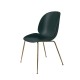 Beetle Dining Chair - Conic Antique Brass Gubi