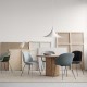 Beetle Dining Chair - Conic Metal Gubi
