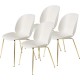 Beetle Dining Chair - Conic Brass - SET 4 PZ Gubi