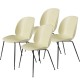 Beetle Dining Chair - Conic Metal Set 4 PZ Gubi