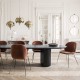 Beetle Dining Chair - Conic Upholstered Gubi