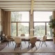Beetle Dining Chair - Wood Upholstered Gubi